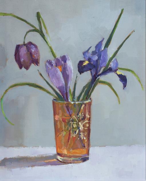 Hybrid Gallery Annie Waring Crocus, Iris and Fritillary in Moroccan Glass