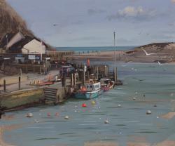 Axmouth Harbour, Afternoon, March