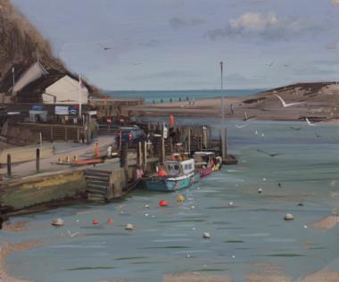 Axmouth Harbour, Afternoon, March