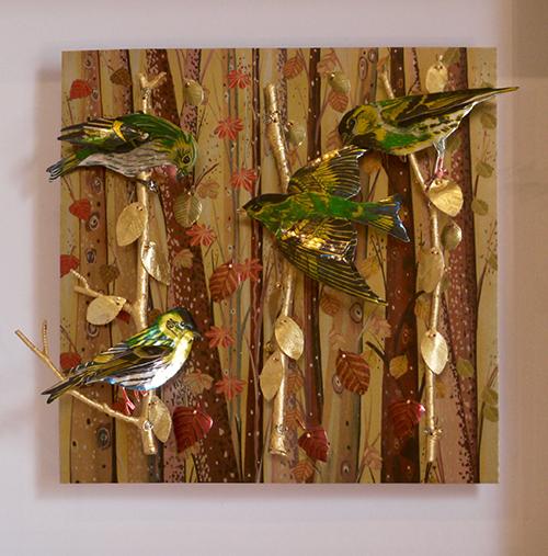 Hybrid Gallery Melanie Tomlinson Winter Siskins