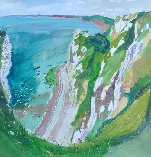 Hooken Cliffs, Branscombe, Midsummer