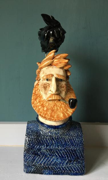 Hybrid Gallery Joe Lawrence Redbeard with a Crow