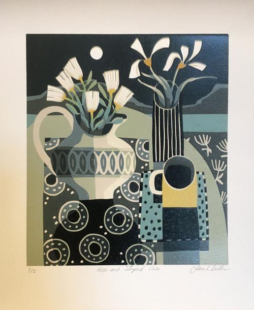 Hybrid Gallery Jane  Walker Moon and Striped Vase