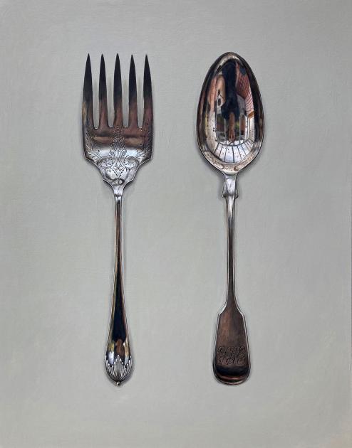 Hybrid Gallery Rachel Ross Serving Fork and Spoon