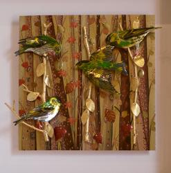 Hybrid Gallery Melanie Tomlinson Winter Siskins