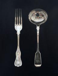 Hybrid Gallery Rachel Ross Fork and Ladle on Black