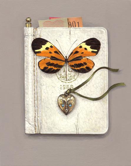 Hybrid Gallery Rachel Ross  Diary with Locket and Butterfly